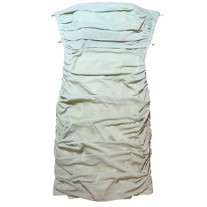 Princess Polly Strapless Ruched Bodycon Green Dress